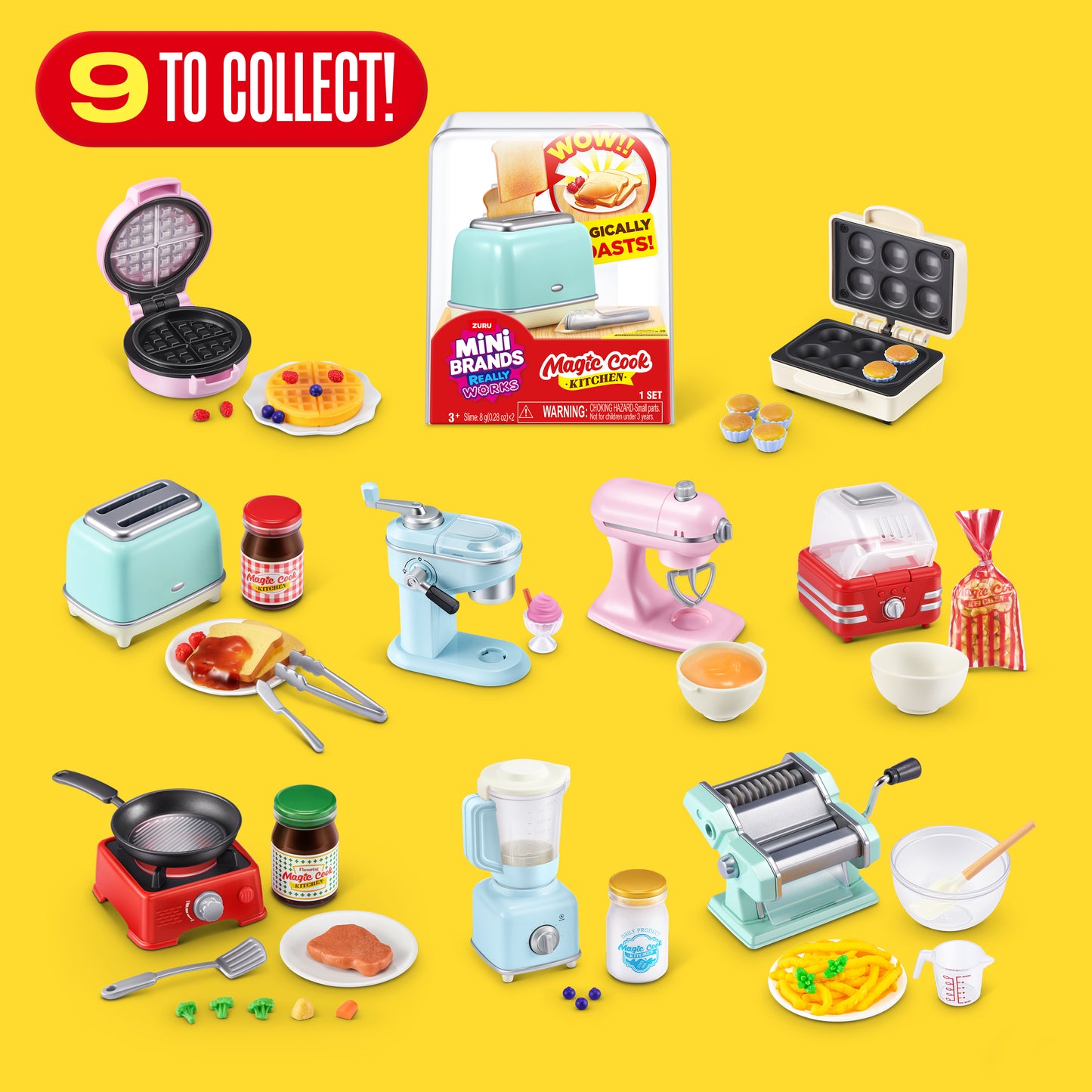Mini Brands Really Works Magic Cook Kitchen Capsule Series 1 by ZURU (Blind Pack)