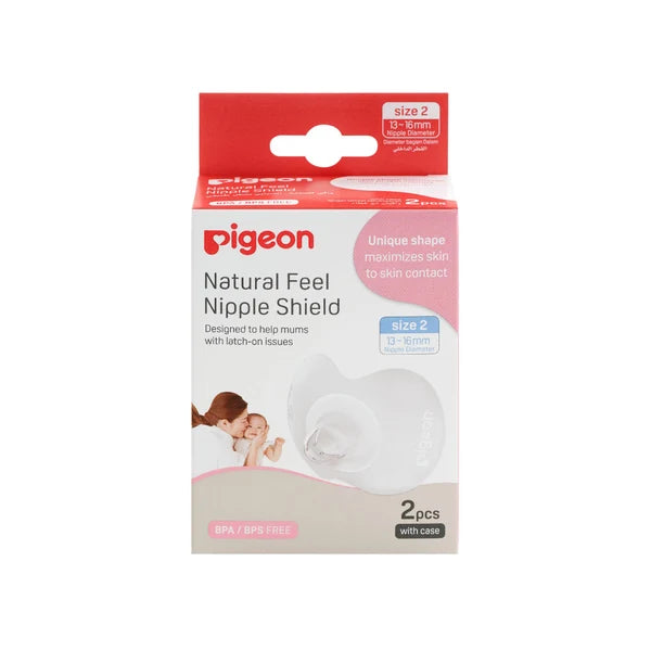 Pigeon Natural Feel Nipple Shield Size 2 (M)