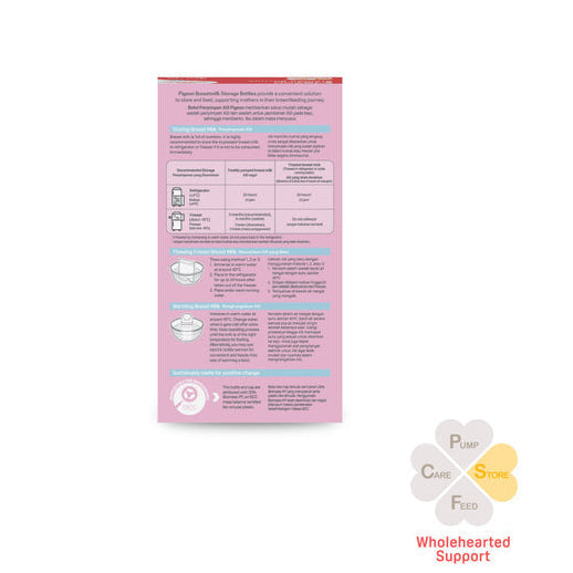 Pigeon Breastmilk Storage Bottle WN 160ml(3pcs)