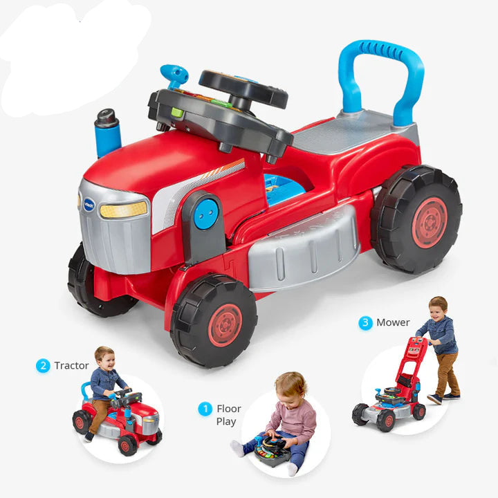3-IN-1 Mow And Grow Tractor