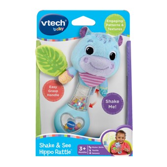 VTech Baby Shake & See Hippo Rattle