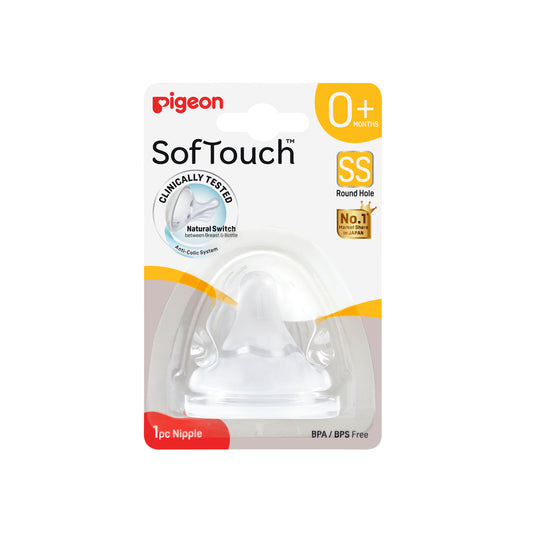 Pigeon Softouch Nipple 1 pc SS