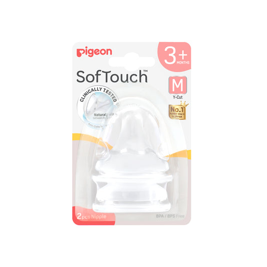 Pigeon SofTouch™ Nipple 2pc ( M )