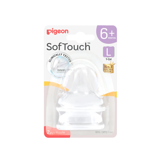 Pigeon SofTouch™ Nipple 2pc ( L )