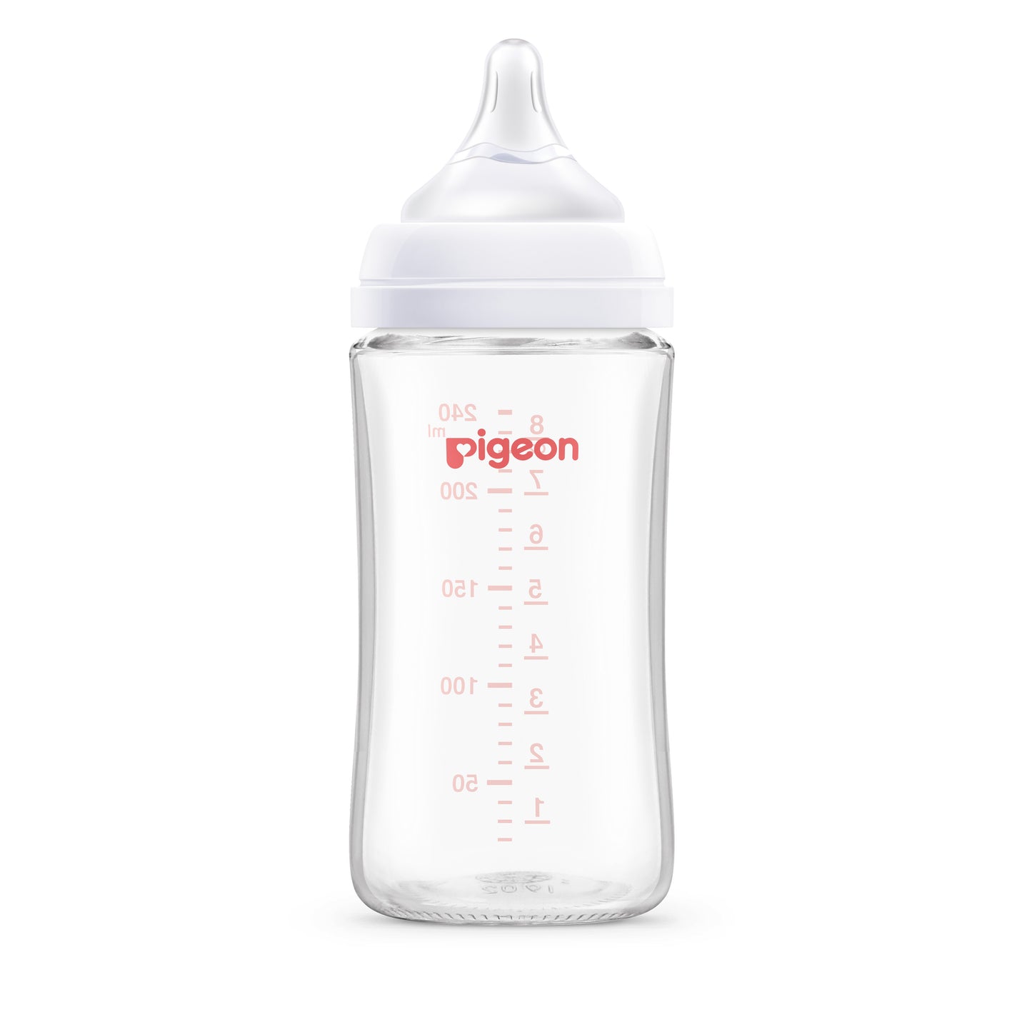 Pigeon SofTouch™ BPP Nursing Bottle Glass 240ml Logo