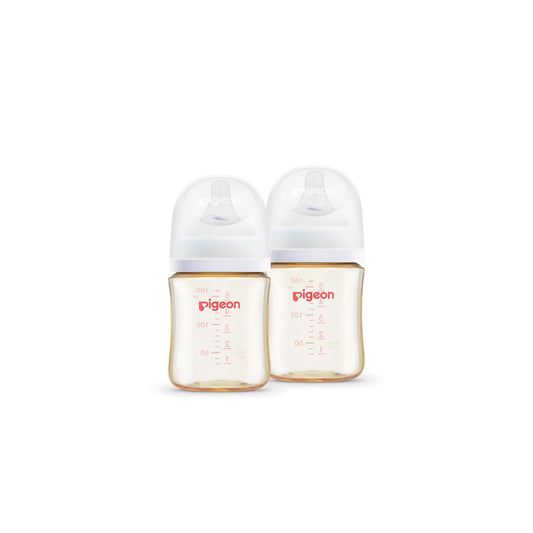 Pigeon SofTouch™ BPP Nursing Bottle PPSU 160ml Logo Twin Pack