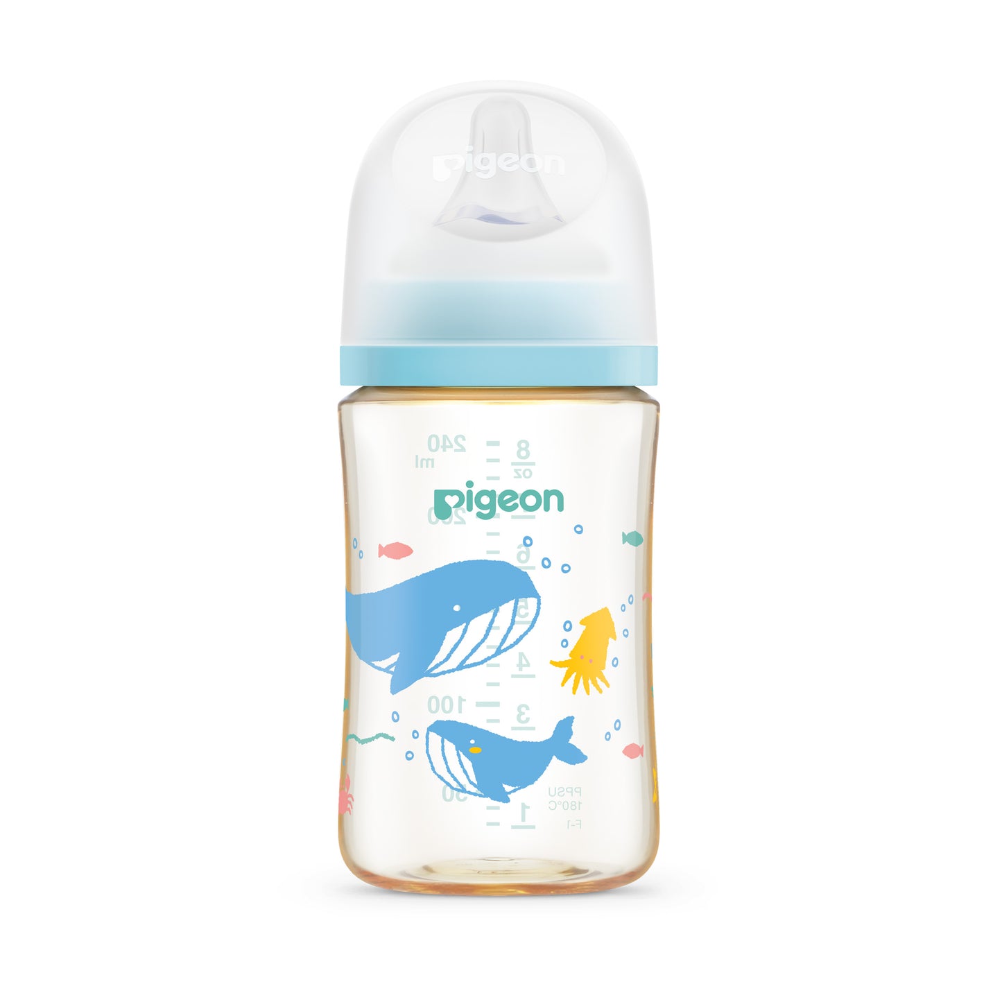 Pigeon SofTouch™ BPP Nursing Bottle PPSU 240ml Ocean Dive