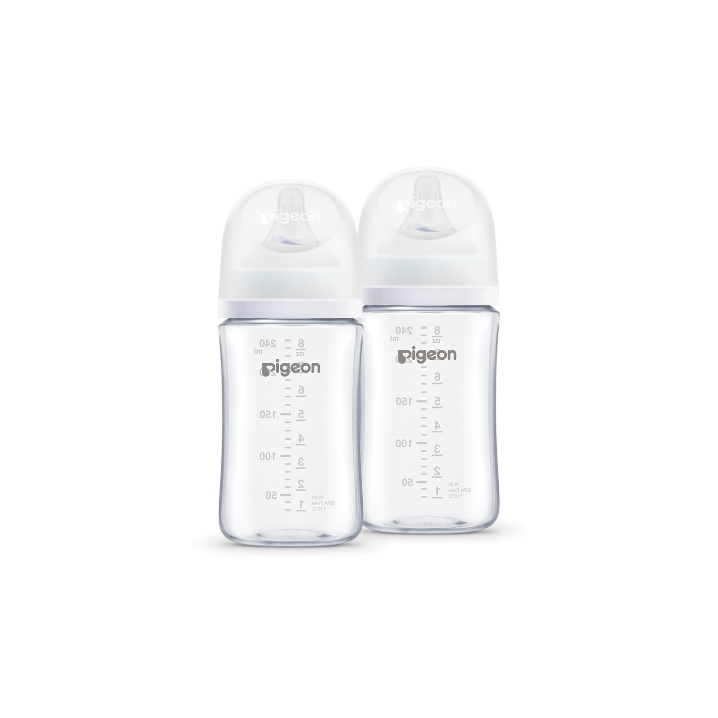 Pigeon SofTouch™ BPP Nursing Bottle T-Ester 240ml Logo Twin Pack