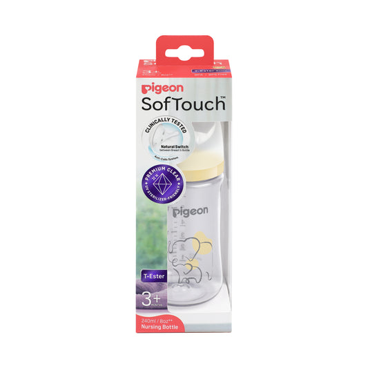 Pigeon SofTouch™ BPP Nursing Bottle T-Ester 240ml Elephant