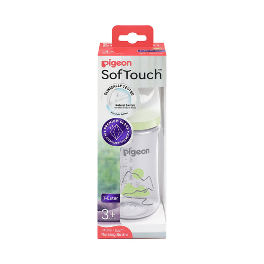 Pigeon SofTouch™ BPP Nursing Bottle T-Ester 240ml Mountain