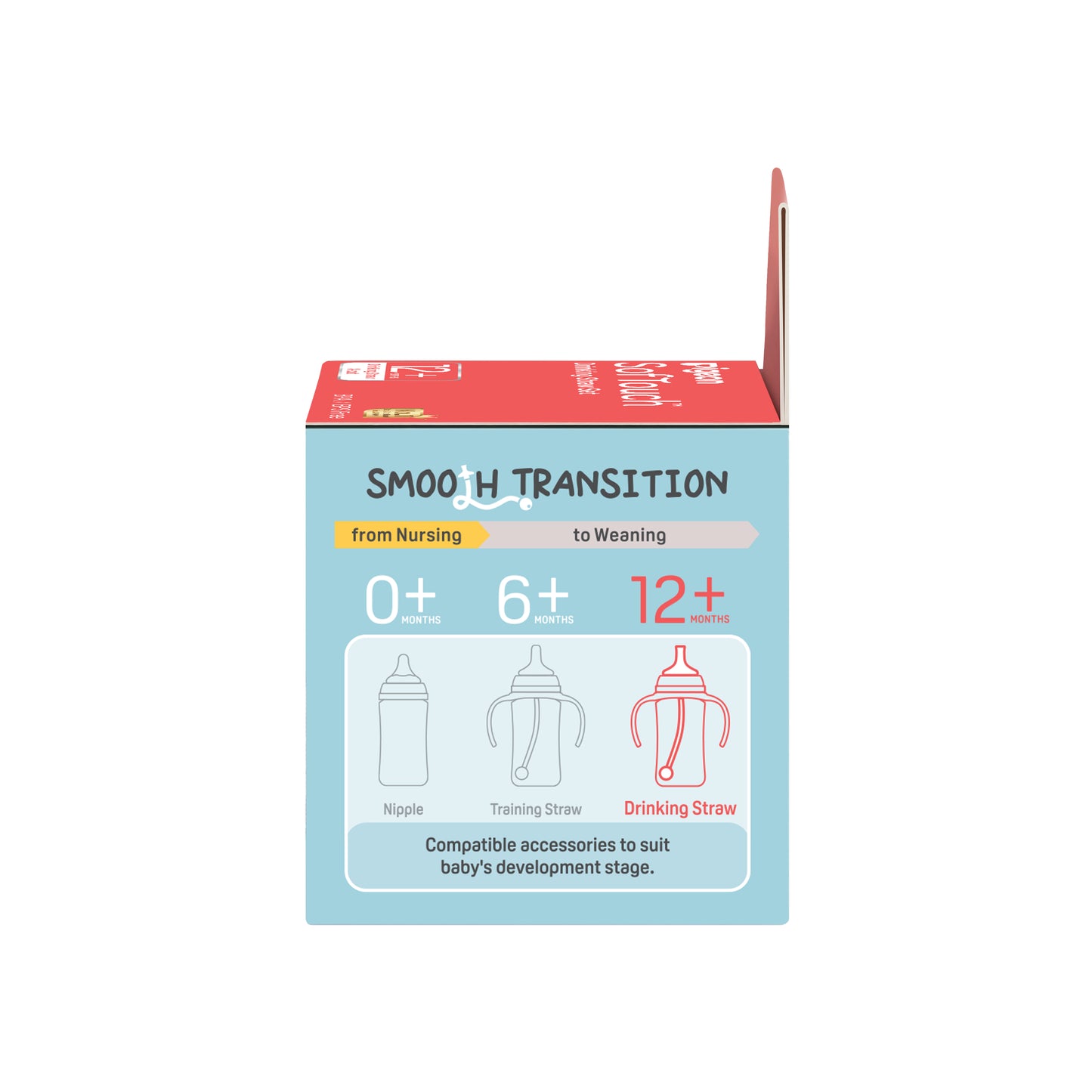 Pigeon SofTouch™ Drinking Straw Set