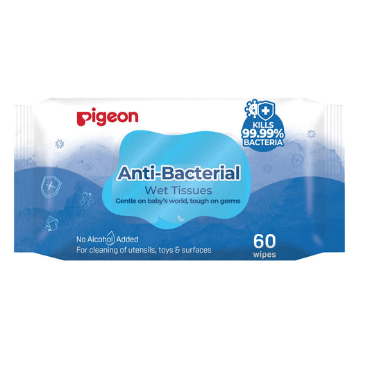 Pigeon Anti-bacterial wet wipes 60pcs Refill