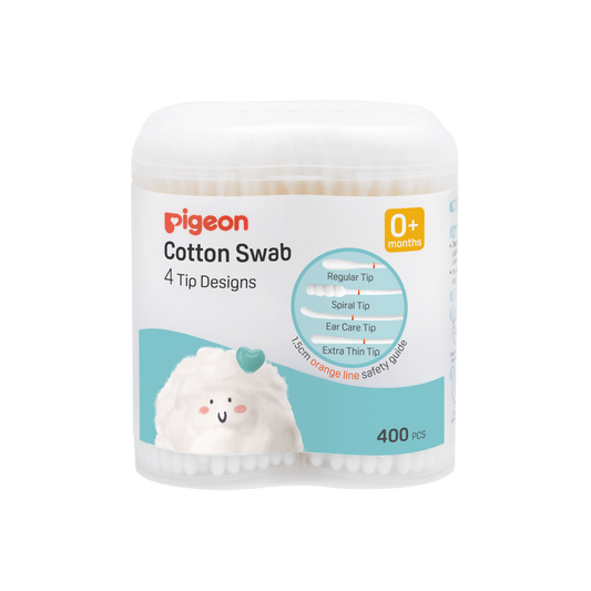 Pigeon Cotton Swab 4 Tip Designs 400pcs