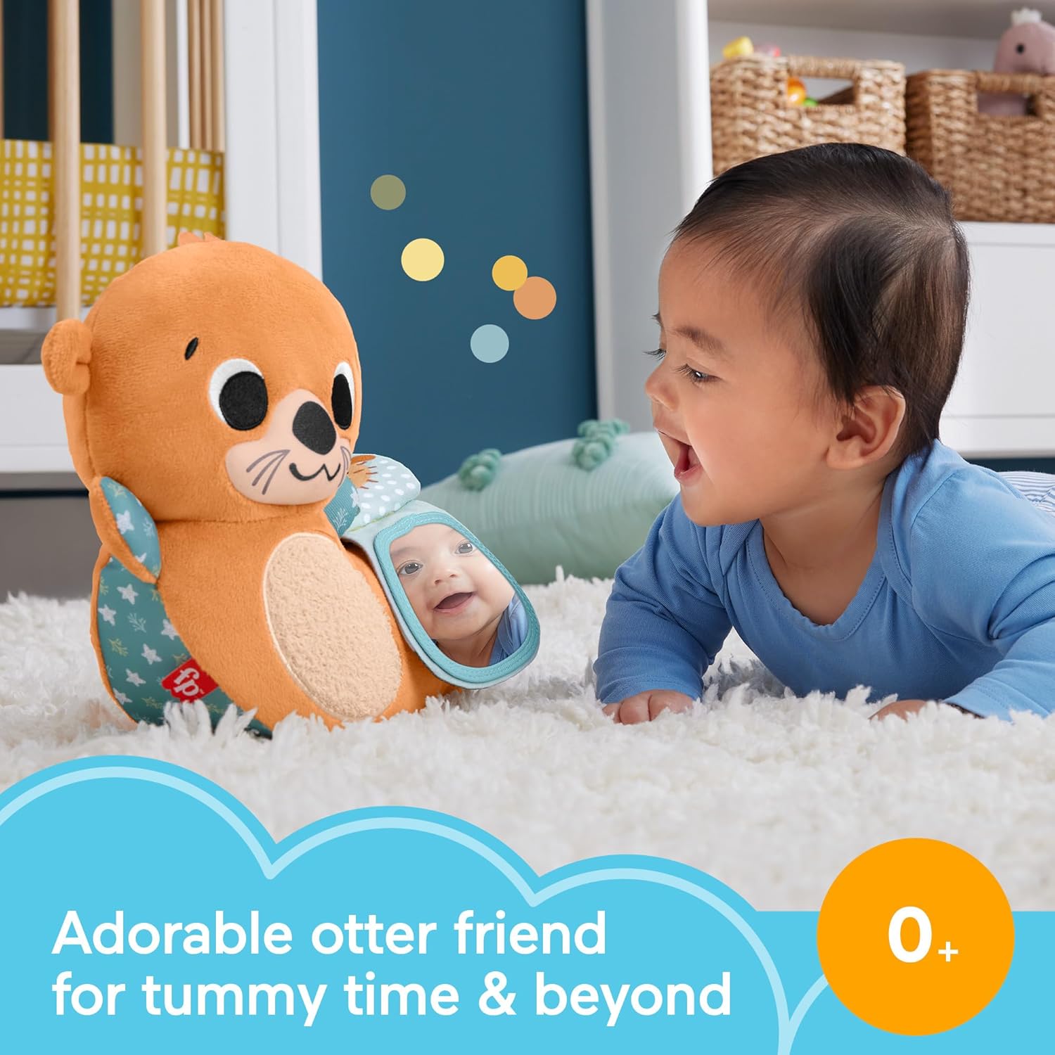 Fisher Price Tummy Time Otter Plush – Kiddy Palace