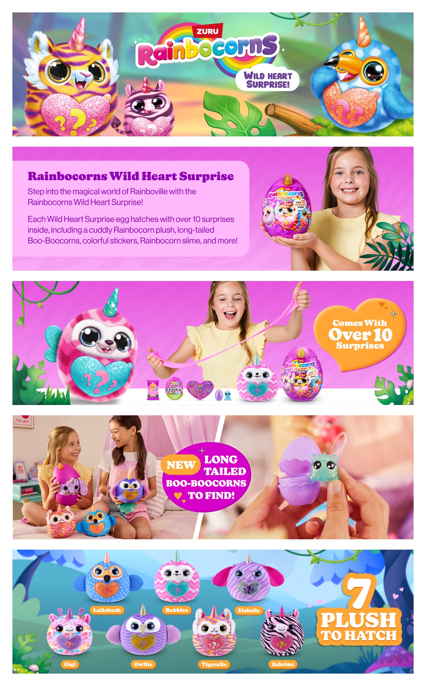Rainbocorns Wild Heart Surprise by ZURU (Blind Pack)