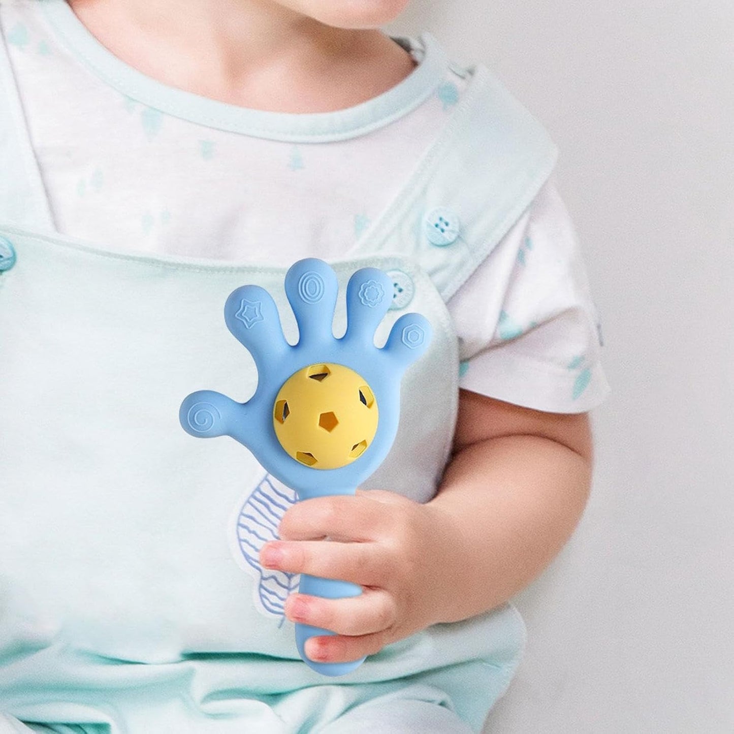 Baby Teething Hand Rattle Activity Toy