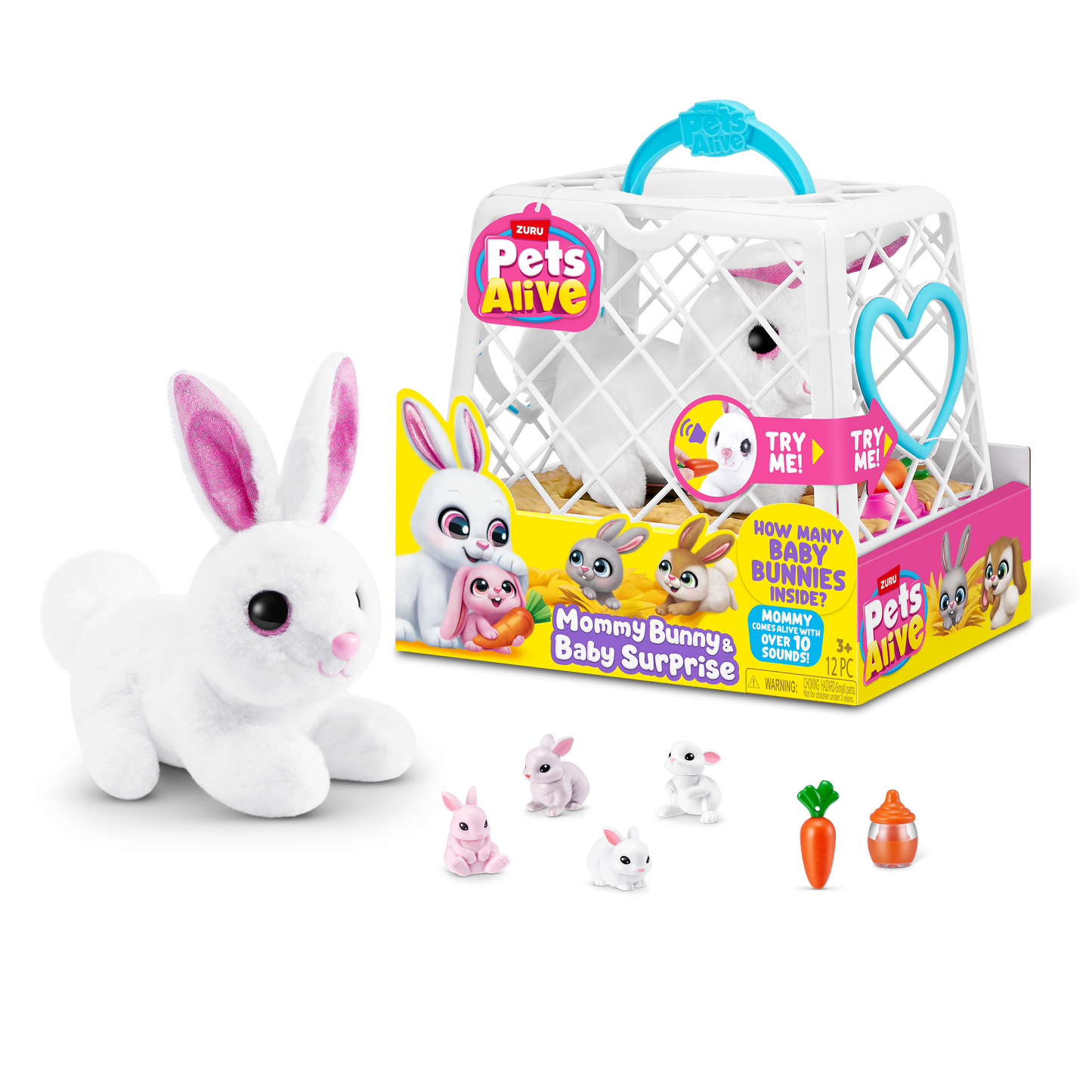 Pets Alive Mommy Bunny & Baby Surprise By ZURU