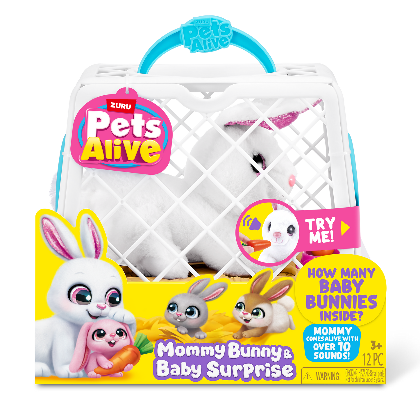 Pets Alive Mommy Bunny & Baby Surprise By ZURU