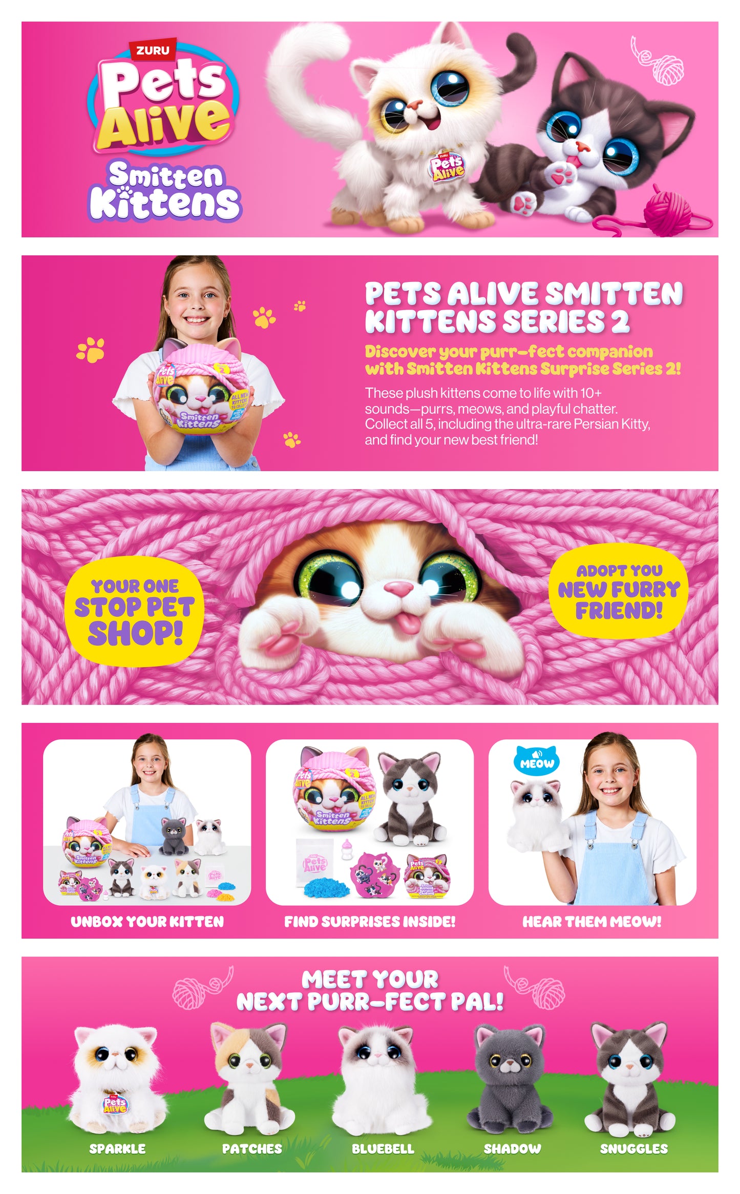 Pets Alive Smitten Kittens Series 2 by ZURU (Blind Pack)