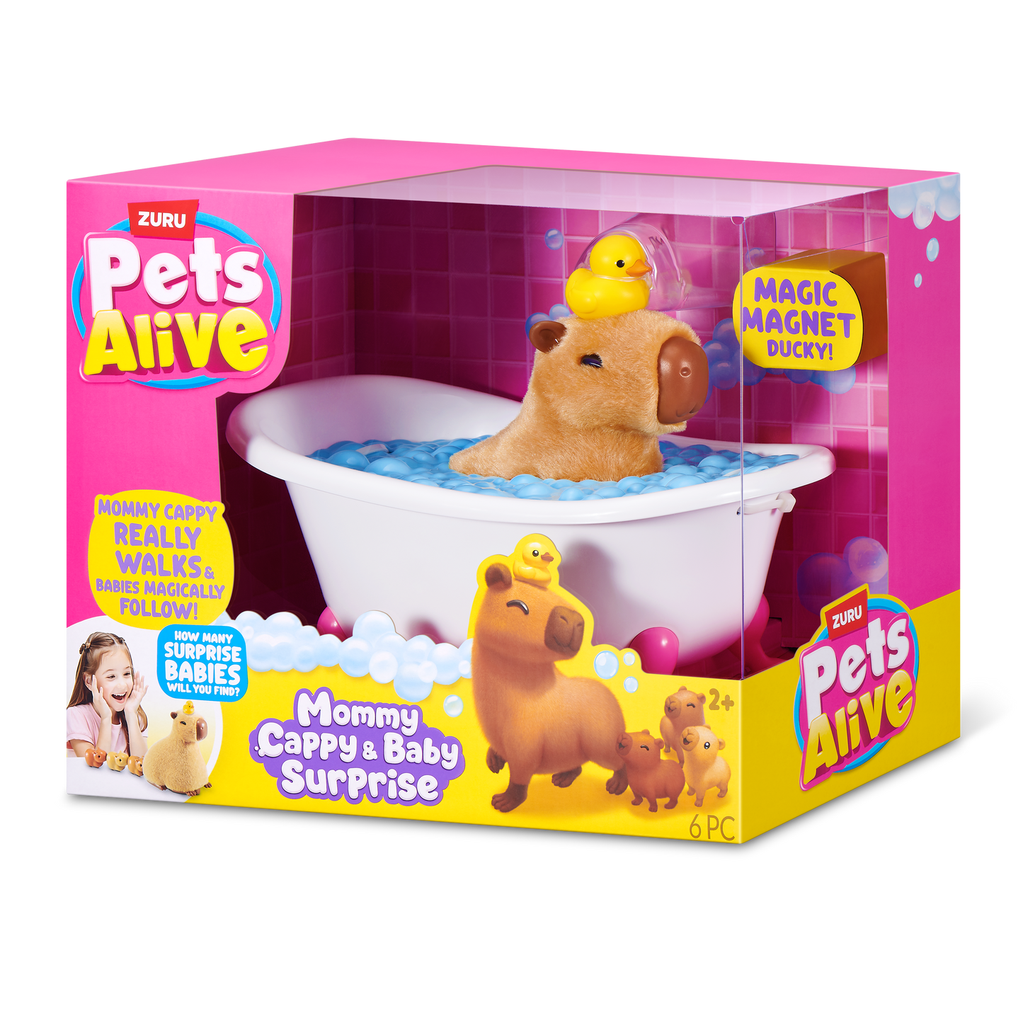 Pets Alive Mommy Capybara and Baby Surprise by ZURU