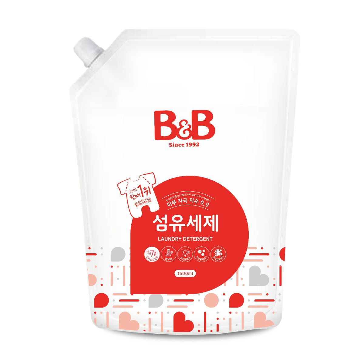 B&B Laundry Detergent - Bottle/Refill Pack 1500ml