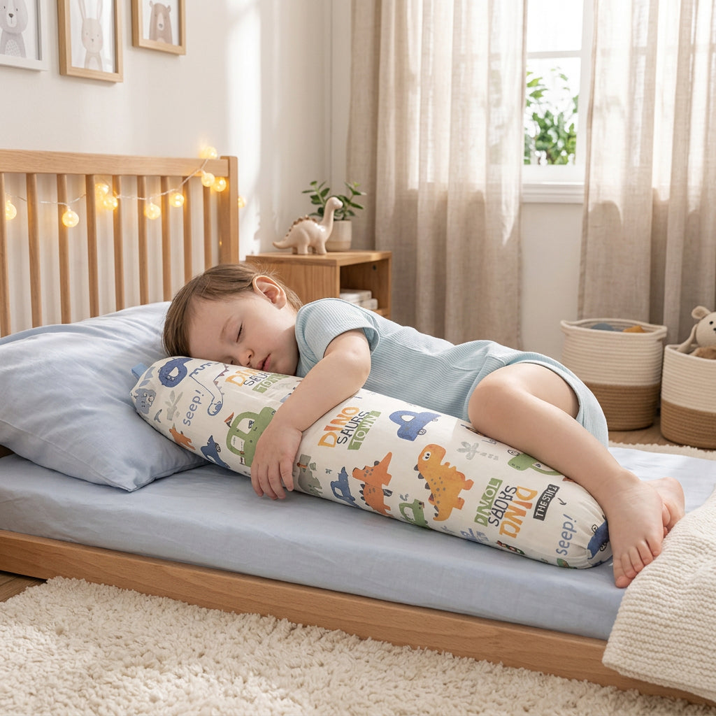 Bolster with case 100% Cotton Case Small Size 47cm x 16.5cm