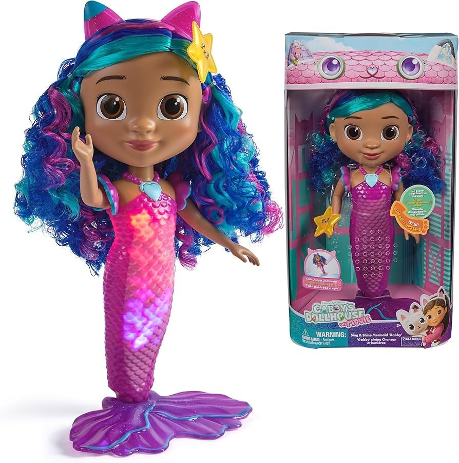 GABBY'S MOVIE FEATURE MERMAID DOLL