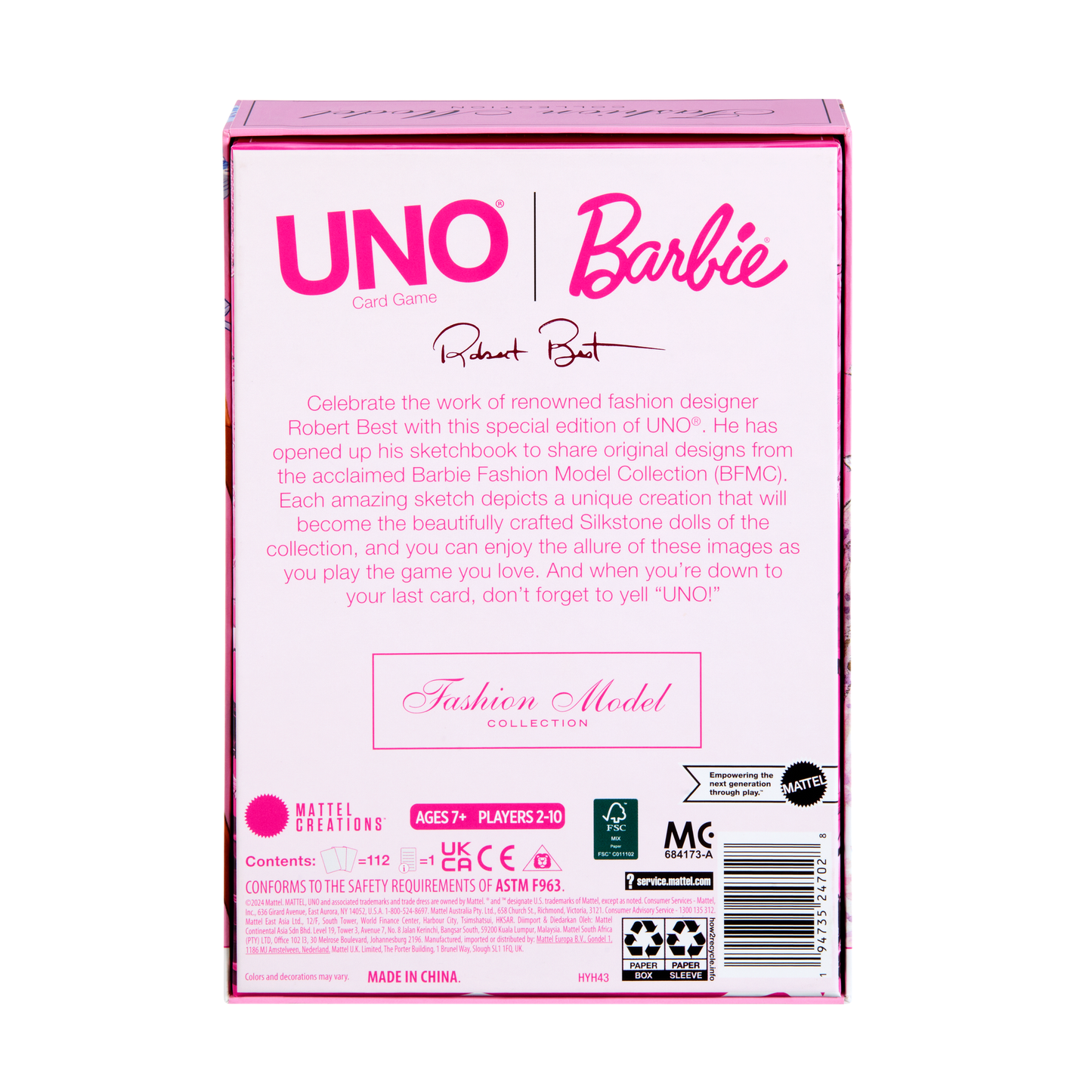 UNO Canvas Barbie