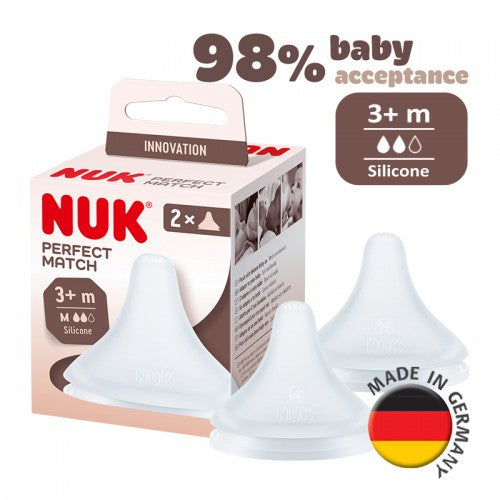 NUK Perfect Match teat 2 pieces S 3M+