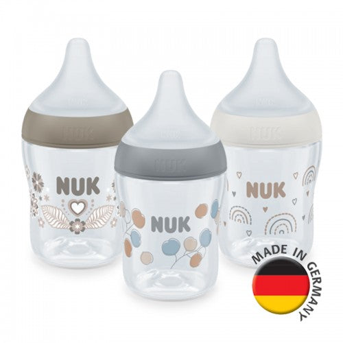 NUK Perfect Match Temperature Control Bottle with Soft Silicone Teat 150ml