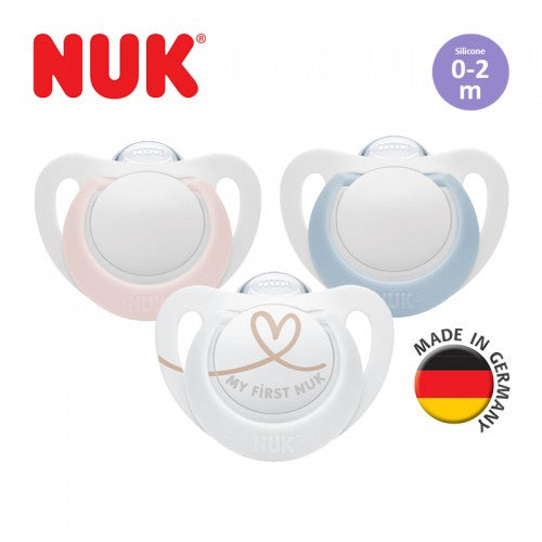 NUK Star Day Silicone Soother Pacifier 2pcs/box (0-2 maths)