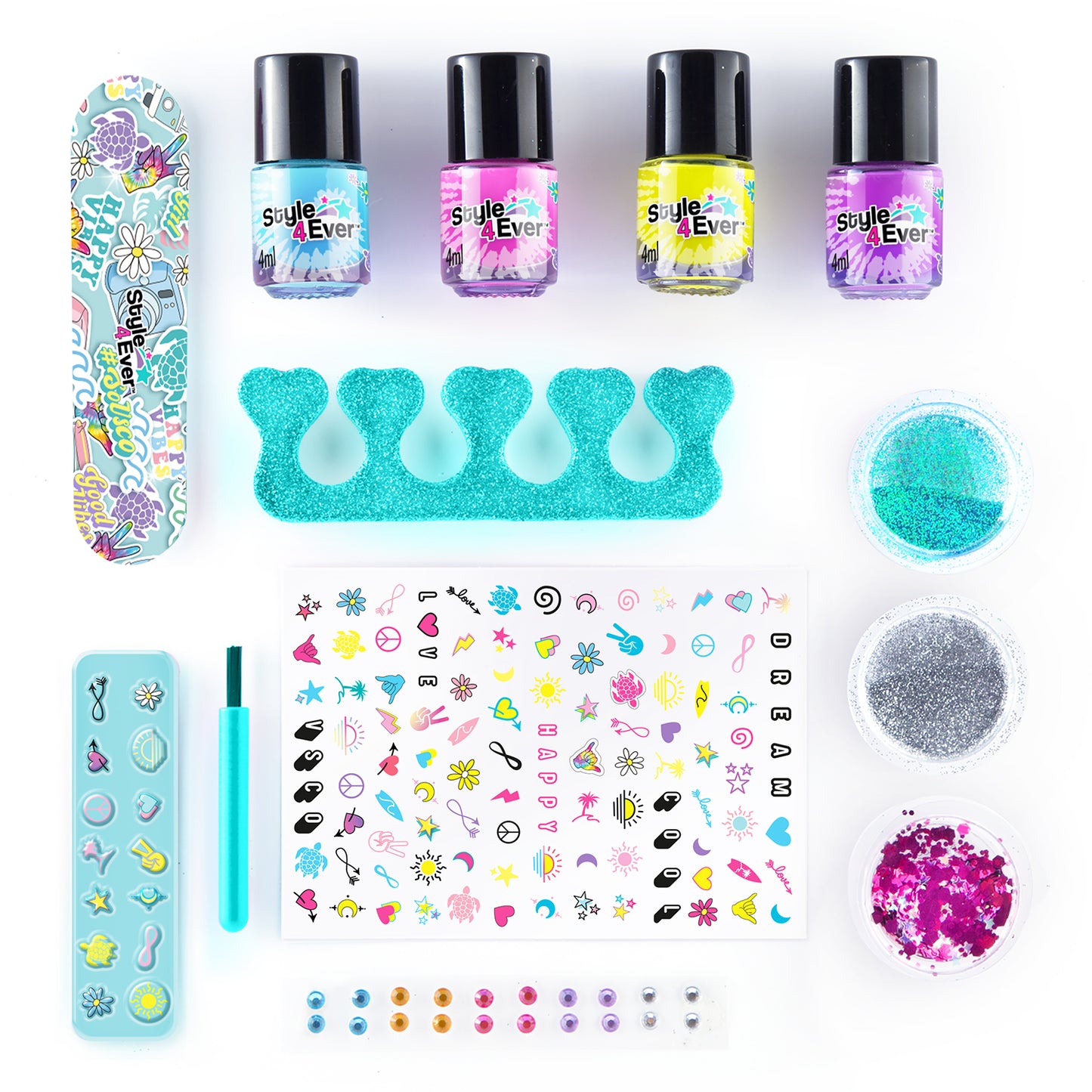 Style 4 Ever Glitter Nail Art Kit (Available 30 July)