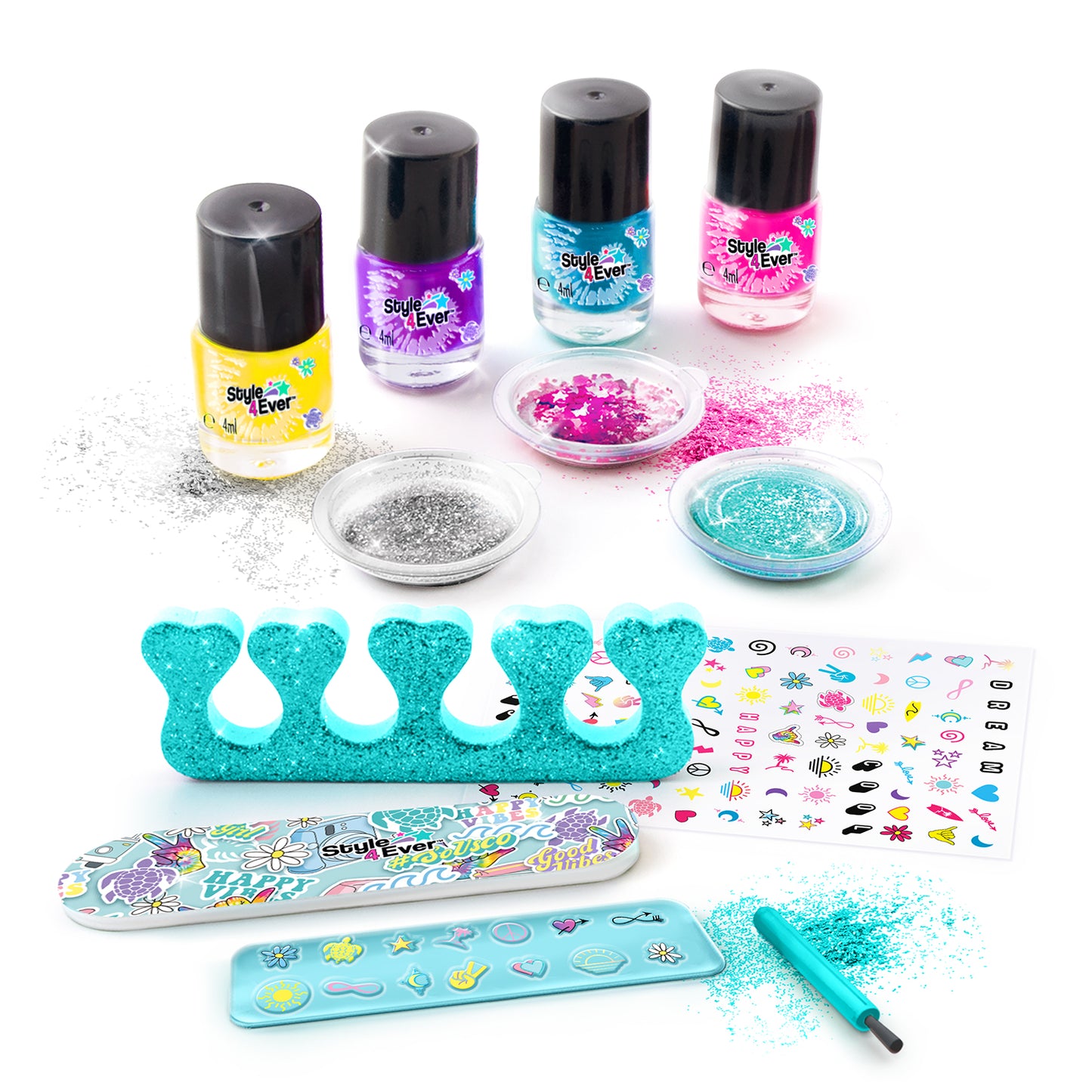 Style 4 Ever Glitter Nail Art Kit (Available 30 July)