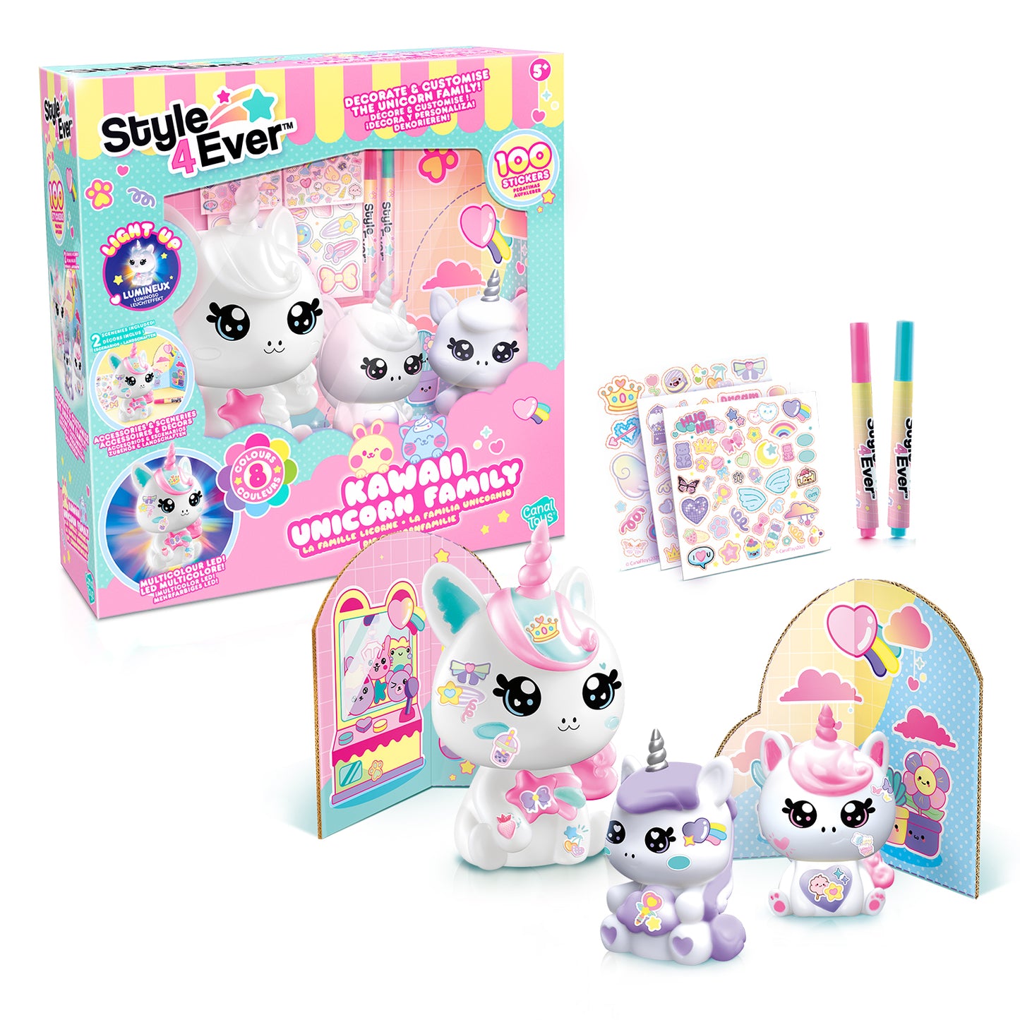 Style 4 Ever The Unicorn Family Light Up