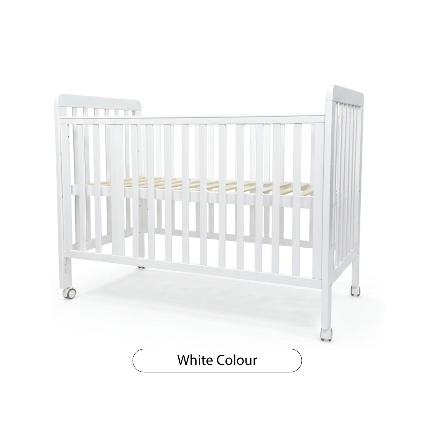 Palette Box Dreamer 7-in-1 Convertible Baby Cot only , White