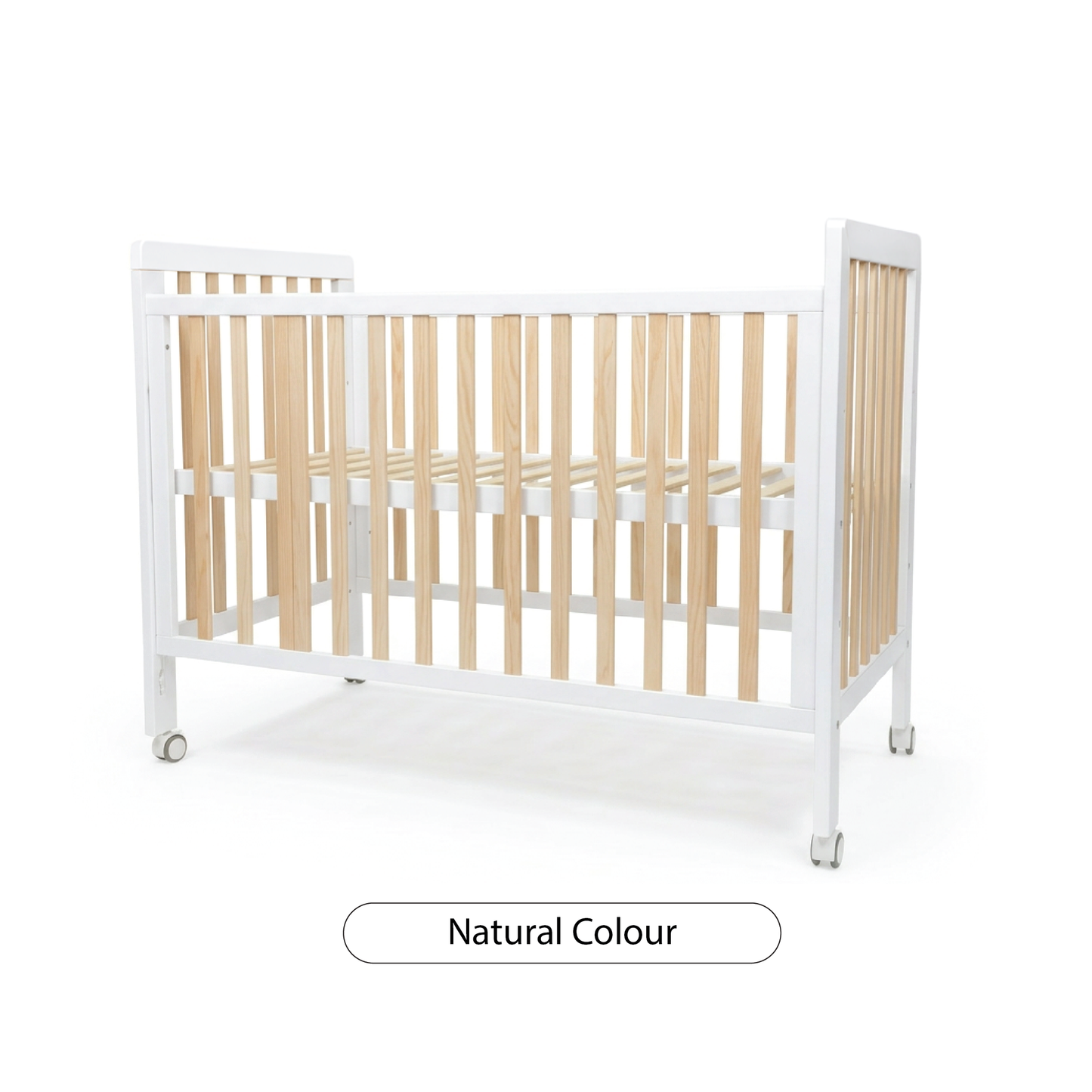 Palette Box Dreamer 7-in-1 Convertible Baby Cot only , Natural
