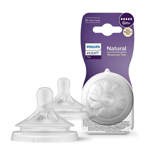 Philips Avent Natural Response Teat 6m+ Pack Of 2 (SCY965/02)