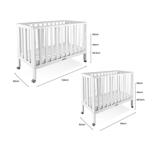 Oru Foldable Wooden Crib, 120*60cm