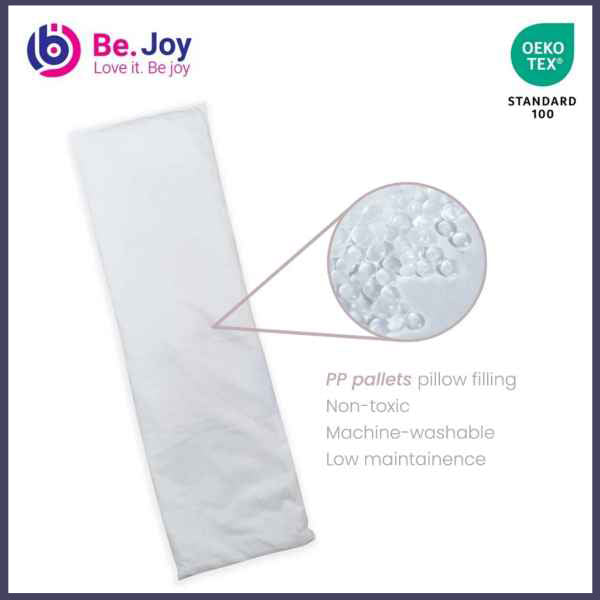 BeJoy Soft Bamboo Extra Long Newborn Bean Pillow OEKOTEX - Pillow W/Case (Boy/Girl Asst Print)