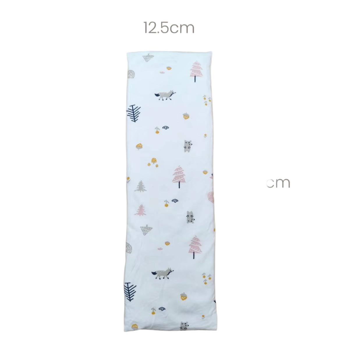 BeJoy Soft Bamboo Extra Long Newborn Bean Pillow OEKOTEX - Pillow W/Case (Boy/Girl Asst Print)