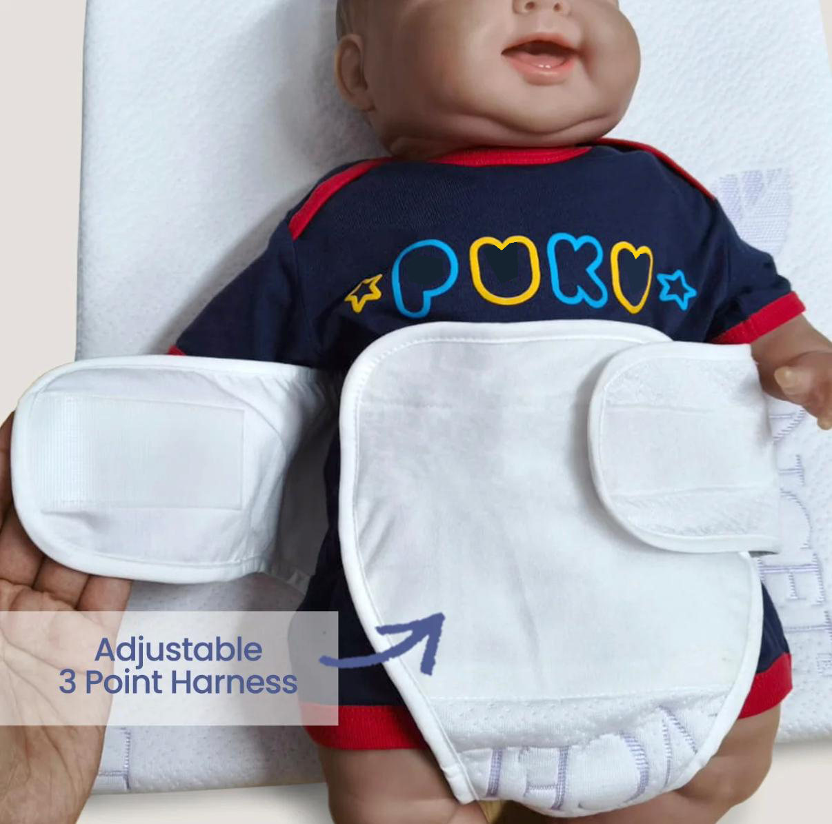 BeJoy Memory Foam Wedge Support Pillow With Tencel Waterproof Top