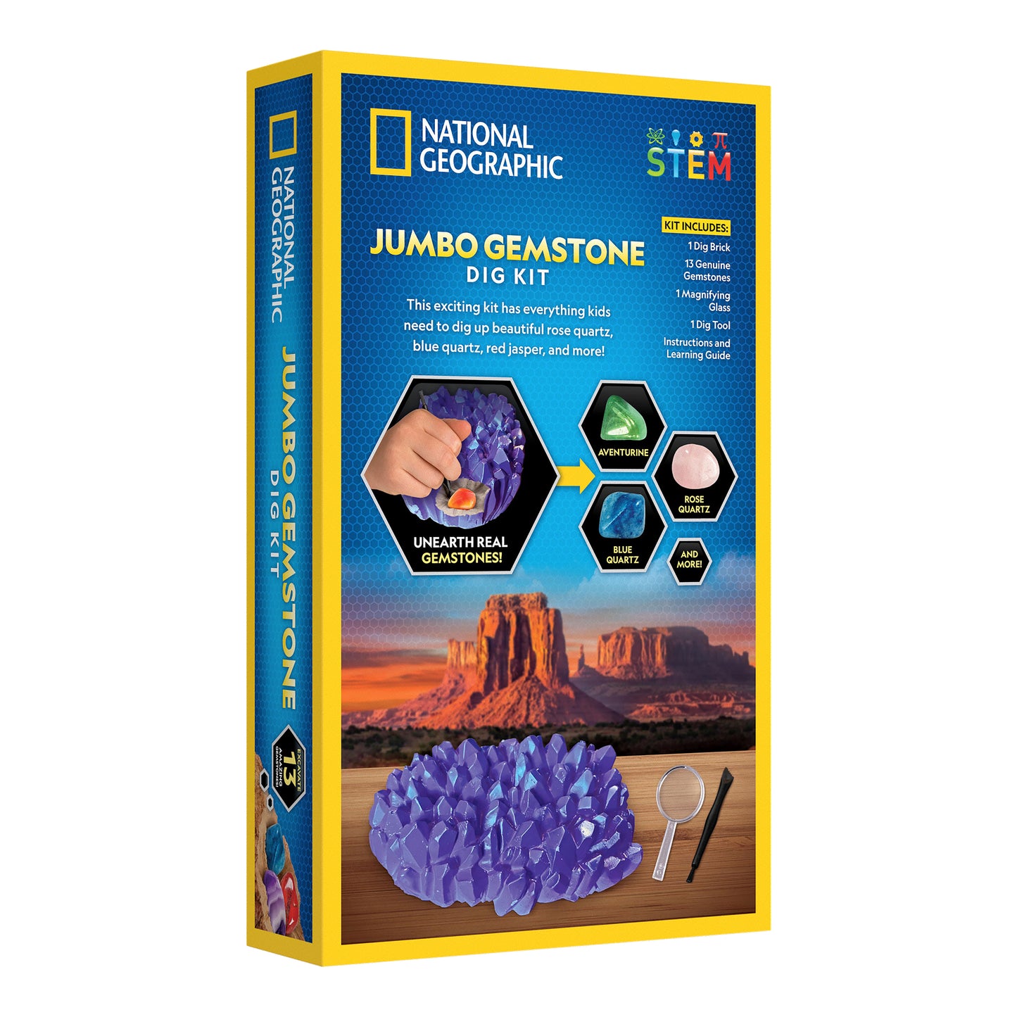 National Geographic Jumbo Gemstone Dig Kit