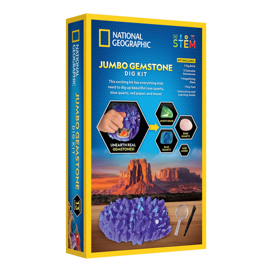 National Geographic Jumbo Gemstone Dig Kit