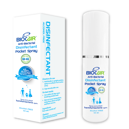 Biocair Disinfectant Anti-Bacterial Anti-Virus Pocket Spray