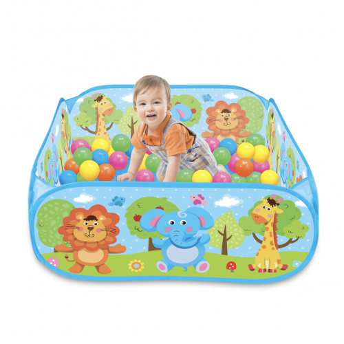 Lucky Baby Play Tent - Blue Safari