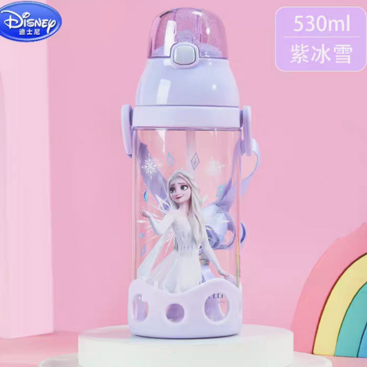 Disney Children's Cups Kids Cup with Straw Leak-Proof 530ml - Tritan BPA Free (Frozen)
