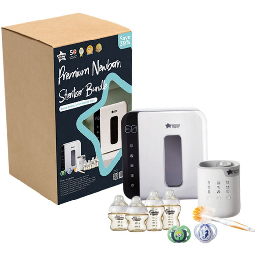 Tommee Tippee Premium Newborn Steriliser Bundle