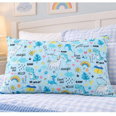 Pillow with case 100% Cotton Case Small Size L32cm x W22cm