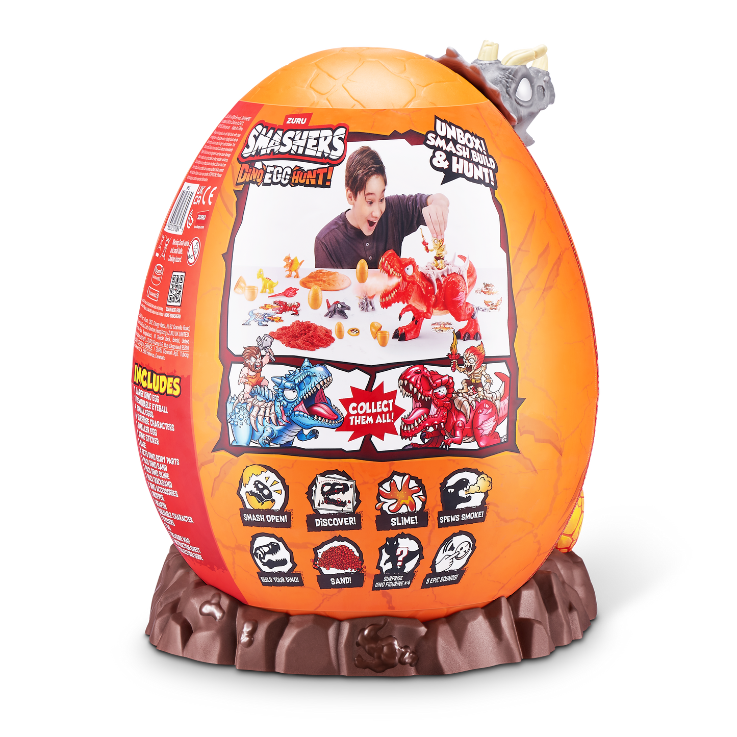 Smashers Dino Egg Hunt by ZURU – 35+ Surprise Mystery Dinosaur