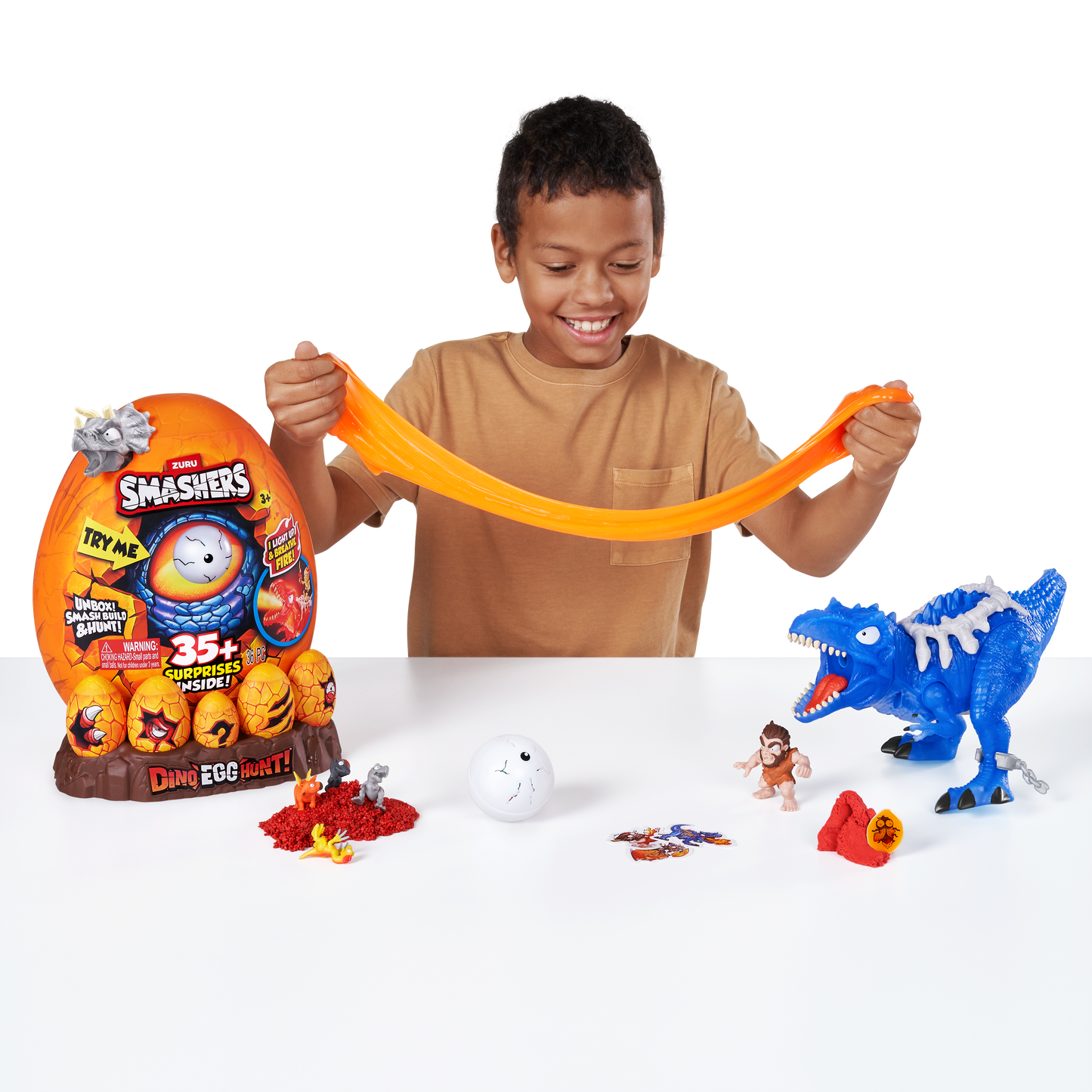 Smashers Dino Egg Hunt by ZURU – 35+ Surprise Mystery Dinosaur